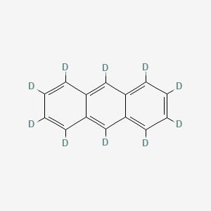 Chemical structure of Anthracene-d10