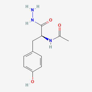 Chemical structure of Acetyl-L-tyrosine hydrazide