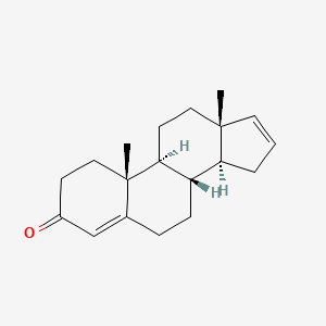 Chemical structure of 4,16-Androstadien-3-one