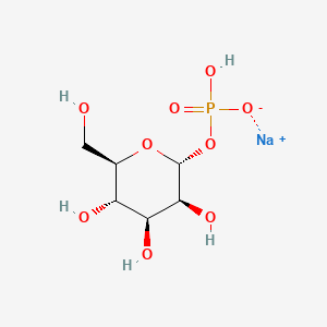 Chemical structure of a-D-Mannose-1-phosphate sodium salt