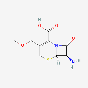 Chemical structure of 7-Amino-3-(methoxymethyl)-3-cephem-4-carboxylic Acid