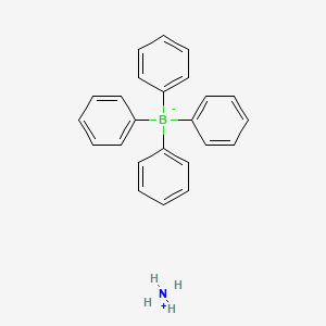 Chemical structure of Ammonium tetraphenylborate
