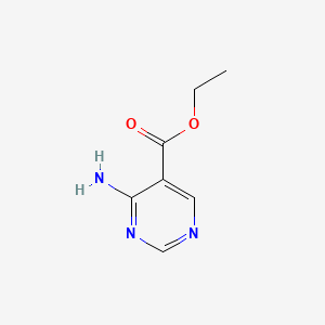 Chemical structure of 4-Aminopyrimidine-5-carboxylic Acid Ethyl Ester