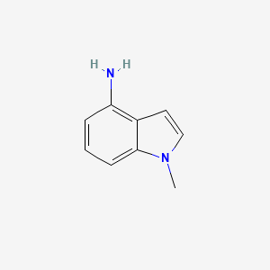 Chemical structure of 4-Amino-N-methylindole