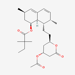 Chemical structure of 4′-Acetyl Simvastatin