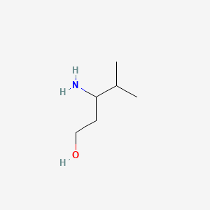 Chemical structure of 3-Amino-4-methyl-pentan-1-ol