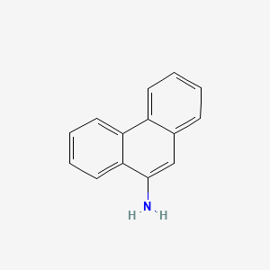 Chemical structure of 9-Aminophenanthrene