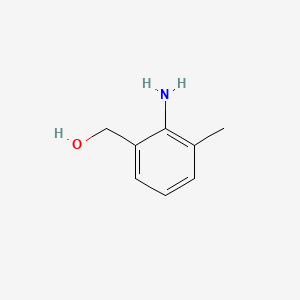 Chemical structure of 2-Amino-3-methylbenzyl alcohol