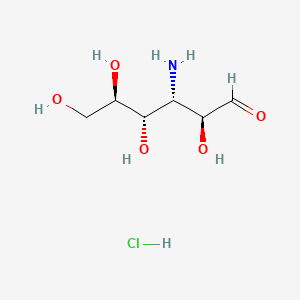 Chemical structure of 3-Amino-3-deoxy-D-mannose Hydrochloride