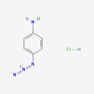 Chemical structure of 4-Azidoaniline hydrochloride