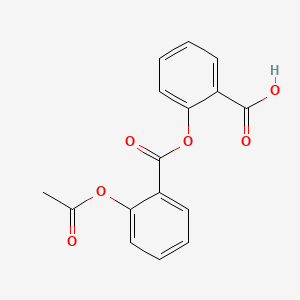 Chemical structure of Acetylsalicylsalicylic Acid