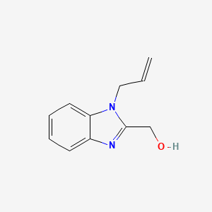 Chemical structure of (1-allyl-1H-benzimidazol-2-yl)methanol