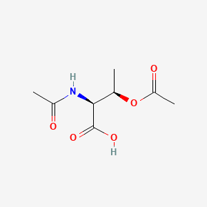 Chemical structure of Acetyl-O-acetyl-L-threonine