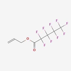 Chemical structure of Allyl perfluoropentanoate