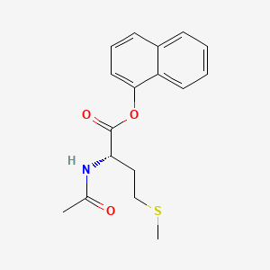 Chemical structure of Acetyl-L-methionine alpha-naphthyl ester