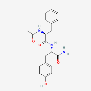 Chemical structure of Ac-Phe-Tyr-NH2