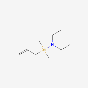 Chemical structure of Allyl(diethylamino)dimethylsilane