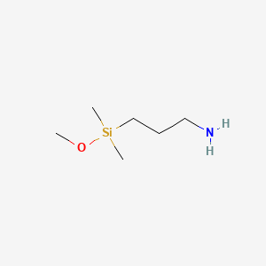 Chemical structure of (3-Aminopropyl)dimethylmethoxysilane