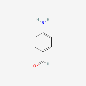 Chemical structure of 4-Aminobenzaldehyde Polymer