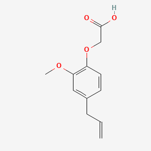 Chemical structure of (4-Allyl-2-methoxyphenoxy)acetic Acid