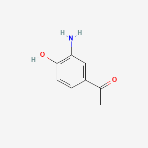 Chemical structure of 3'-Amino-4'-hydroxyacetophenone