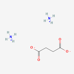 Chemical structure of Ammonium succinate