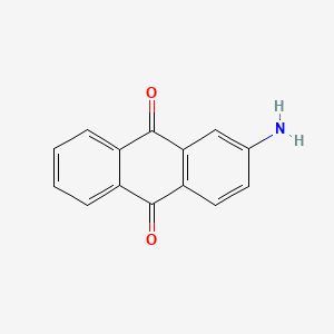 Chemical structure of 2-Aminoanthraquinone