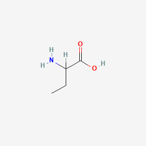 Chemical structure of DL-2-Aminobutyric acid