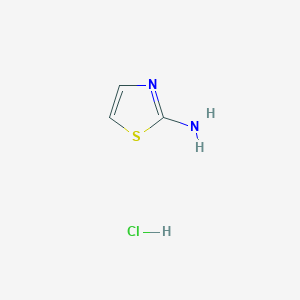 Chemical structure of 2-Aminothiazole hydrochloride