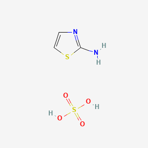 Chemical structure of 2-AMINOTHIAZOLE SULFATE