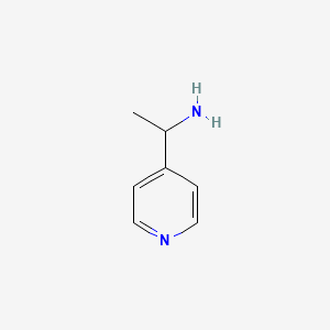 Chemical structure of 4-(1-Aminoethyl)pyridine