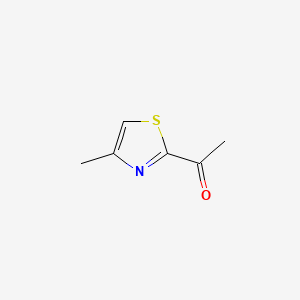 Chemical structure of 2-Acetyl-4-methylthiazole