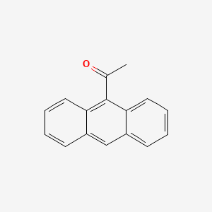 Chemical structure of 9-Acetylanthracene