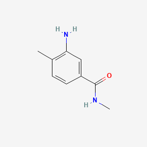 Chemical structure of 3-Amino-N,4-dimethylbenzamide