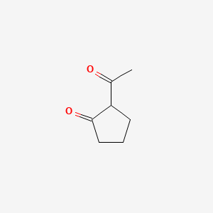 Chemical structure of 2-Acetylcyclopentanone