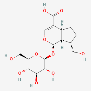 Chemical structure of Adoxosidic acid