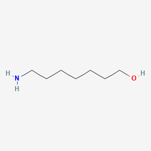 Chemical structure of 7-Amino-1-heptanol
