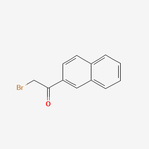 Chemical structure of 2-Bromo-2'-acetonaphthone