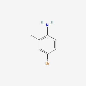 Chemical structure of 4-Bromo-2-methylaniline