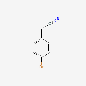 Chemical structure of Bromobenzyl Cyanide
