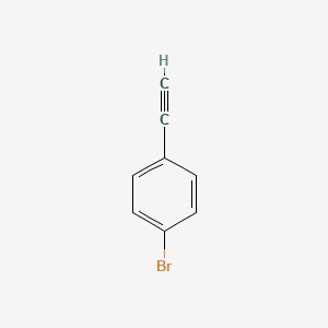 Chemical structure of (4-Bromophenyl)acetylene