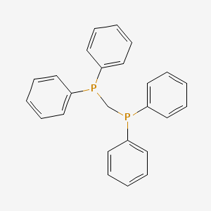 Chemical structure of Bis(diphenylphosphino)methane