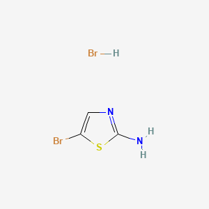 Chemical structure of 5-Bromo-thiazol-2-ylamine