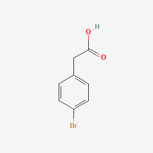Chemical structure of 4-Bromophenylacetic Acid