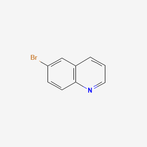Chemical structure of 6-Bromoquinoline