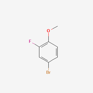 Chemical structure of 4-Bromo-2-fluoroanisole