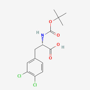 Chemical structure of Boc-Phe(3,4-Cl?)-OH
