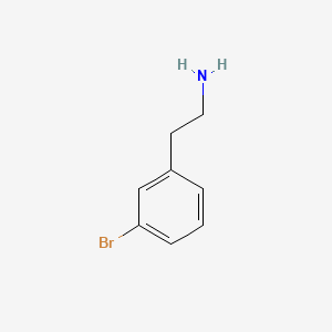 Chemical structure of 3-Bromophenethylamine
