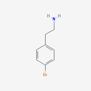 Chemical structure of 4-Bromophenethylamine