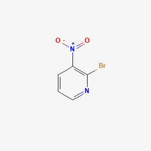 Chemical structure of 2-Bromo-3-nitropyridine